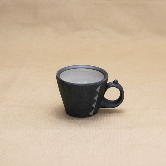Espresso Mug (Black/Grey) by Functional Heirlooms