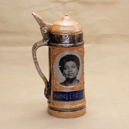 Audre Lorde Stein (with lid and hinge) by Olivia Ruth