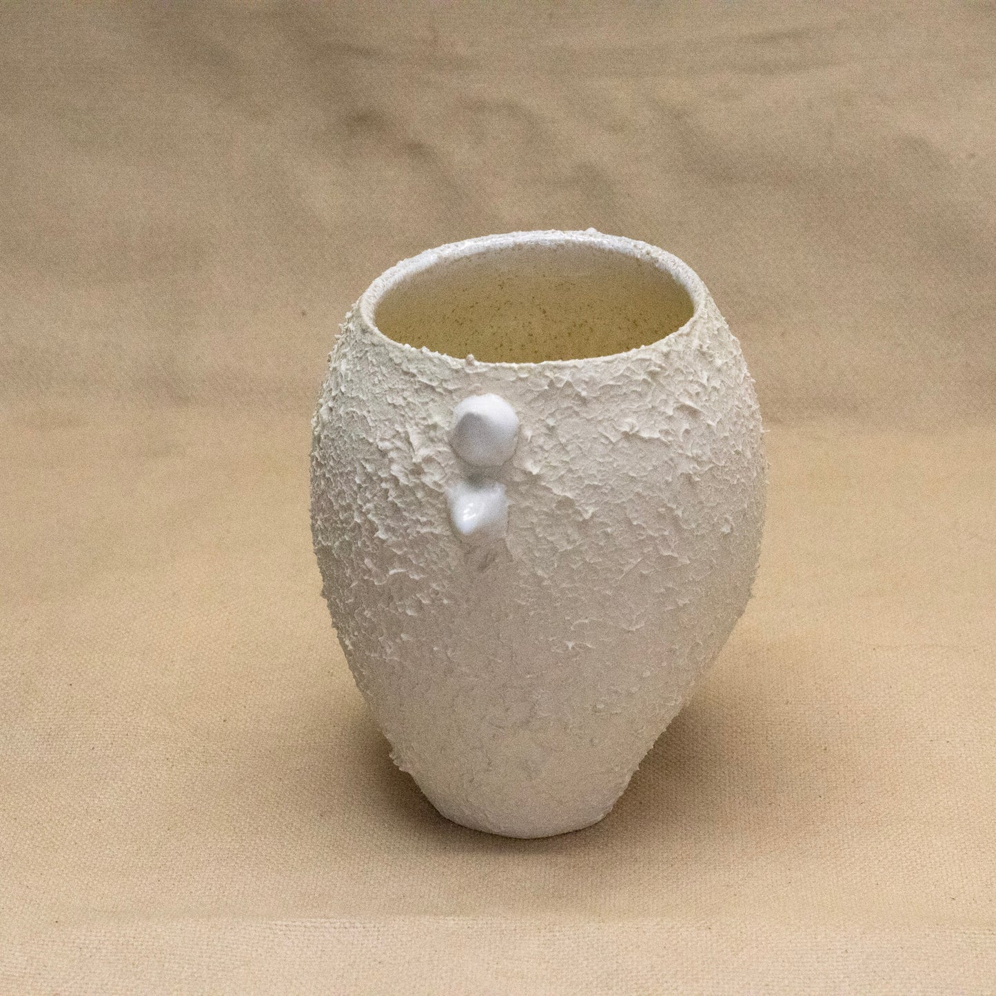 Textured Horned Vase 1 by Hunny Spyke