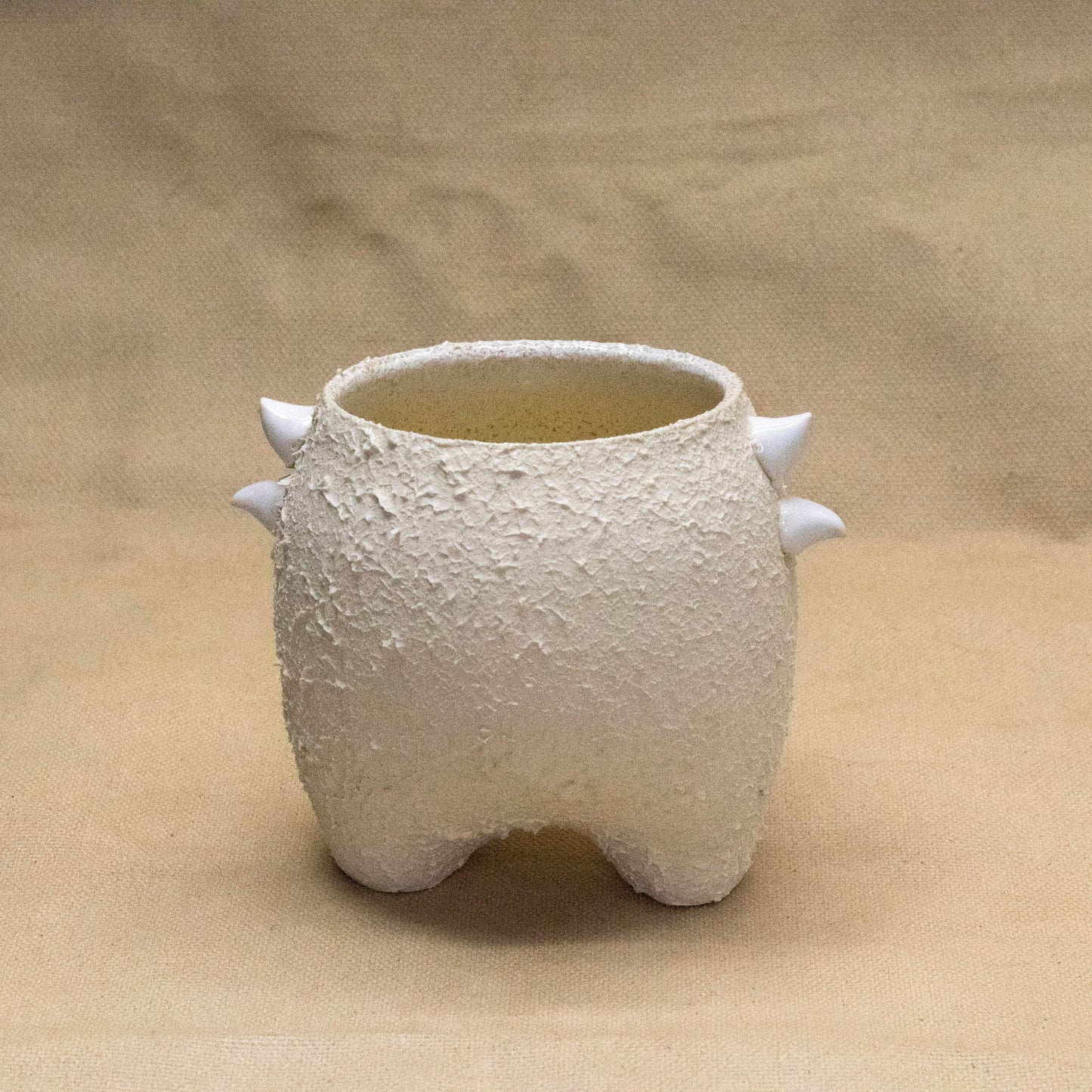 Textured Horned Vase 1 by Hunny Spyke