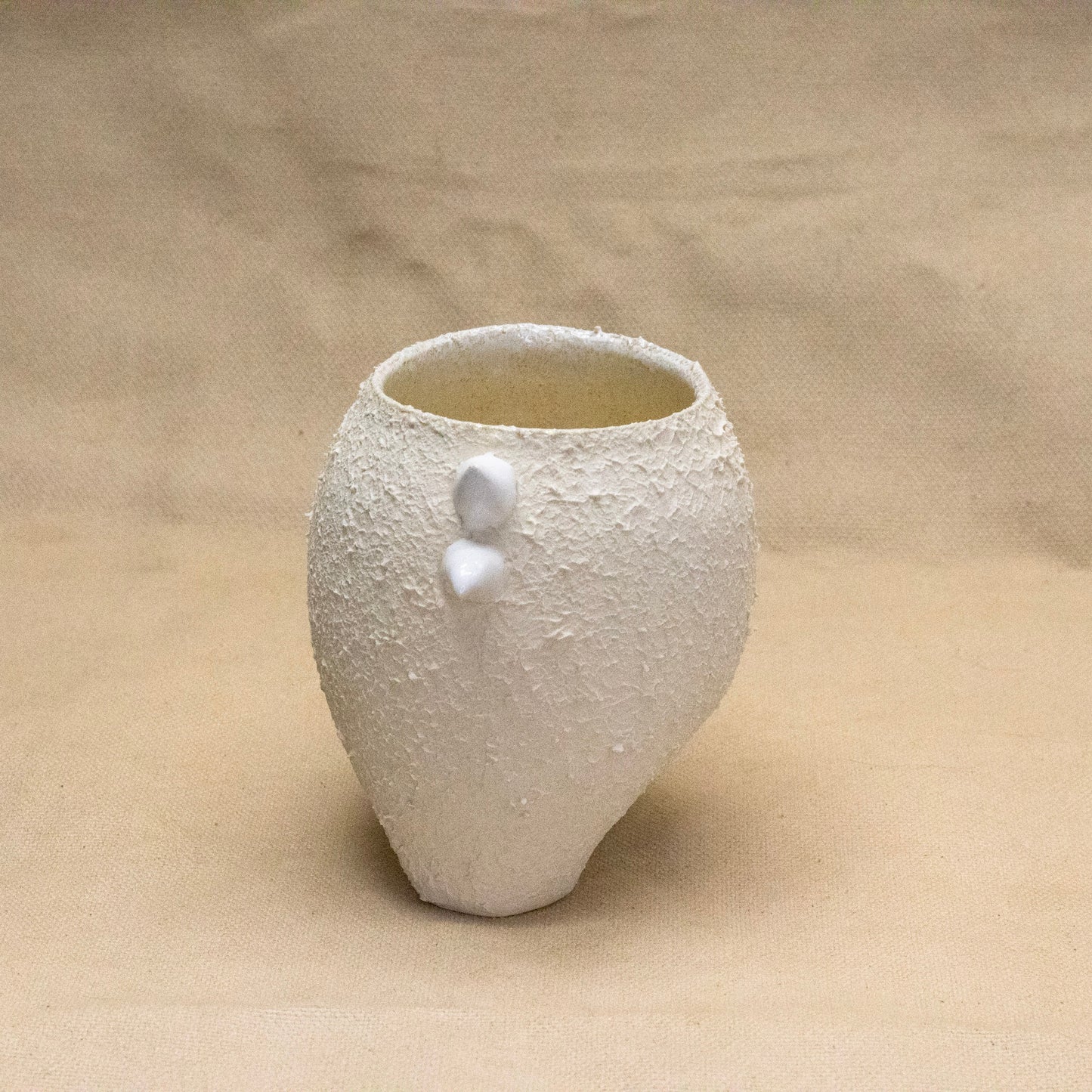 Textured Horned Vase 1 by Hunny Spyke