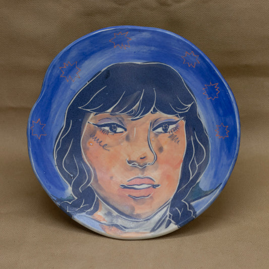 Crybaby Cowbabe Plate by Anika Major