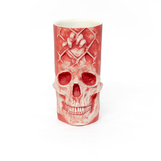 No More Caged Children Vase by Juan Barroso