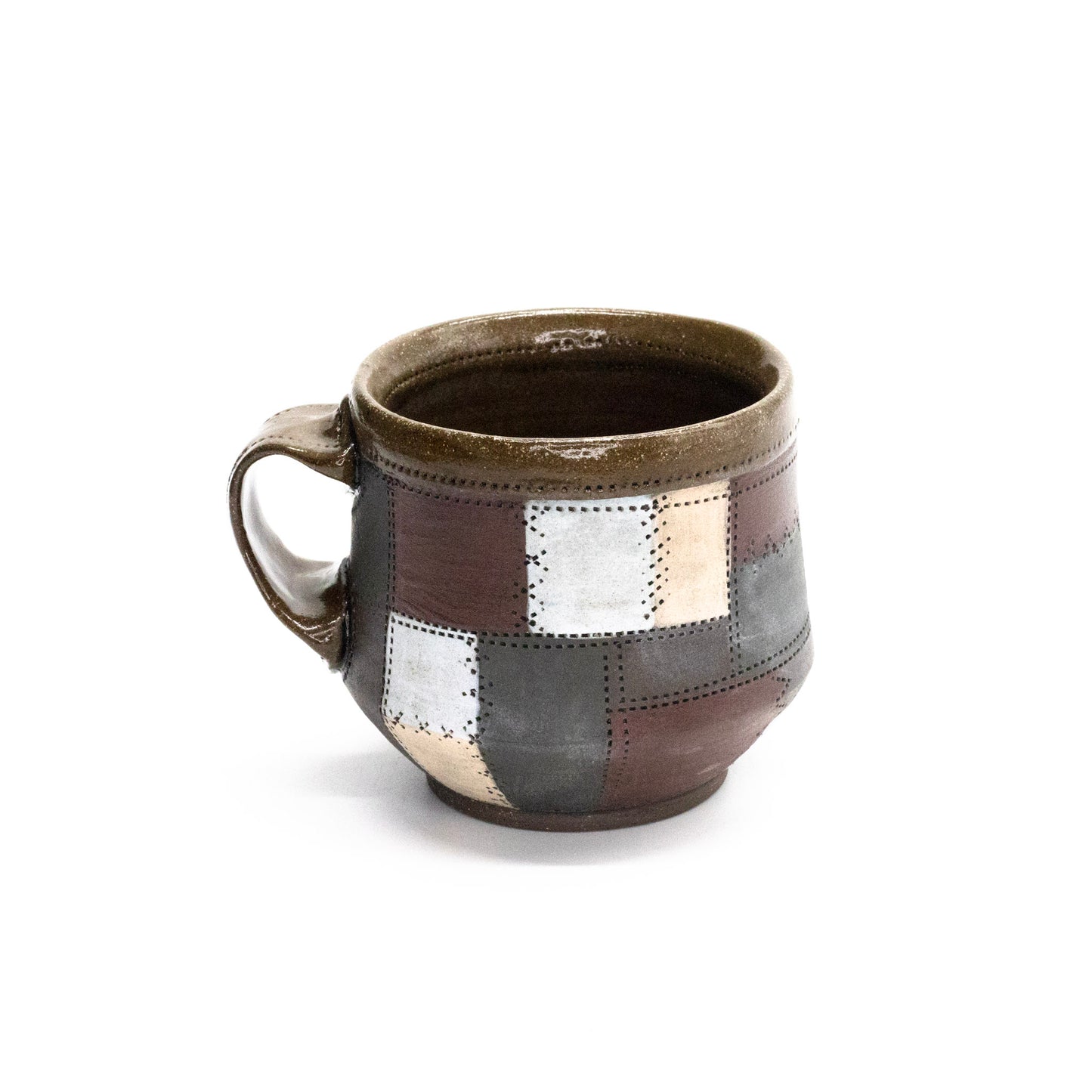 Patchwork mug by Jenna Knight