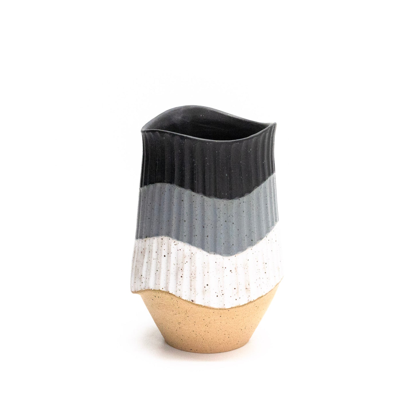 Wavey Monochromatic Mug by Olivia Caldwell