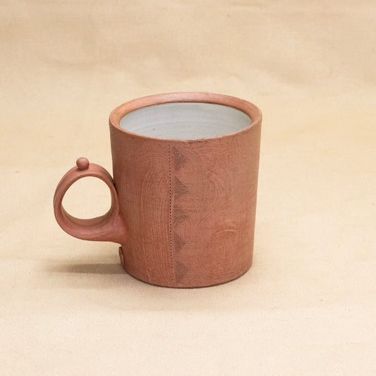Mug (Pink/Maroon) by Functional Heirlooms