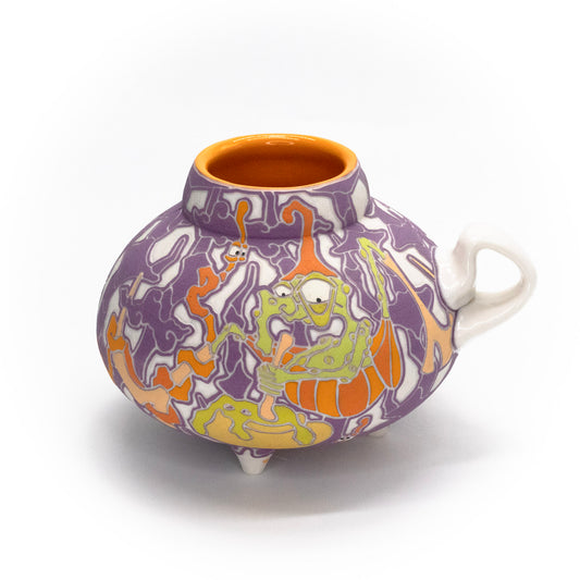 Witch Frog Mug by Sarah Anderson