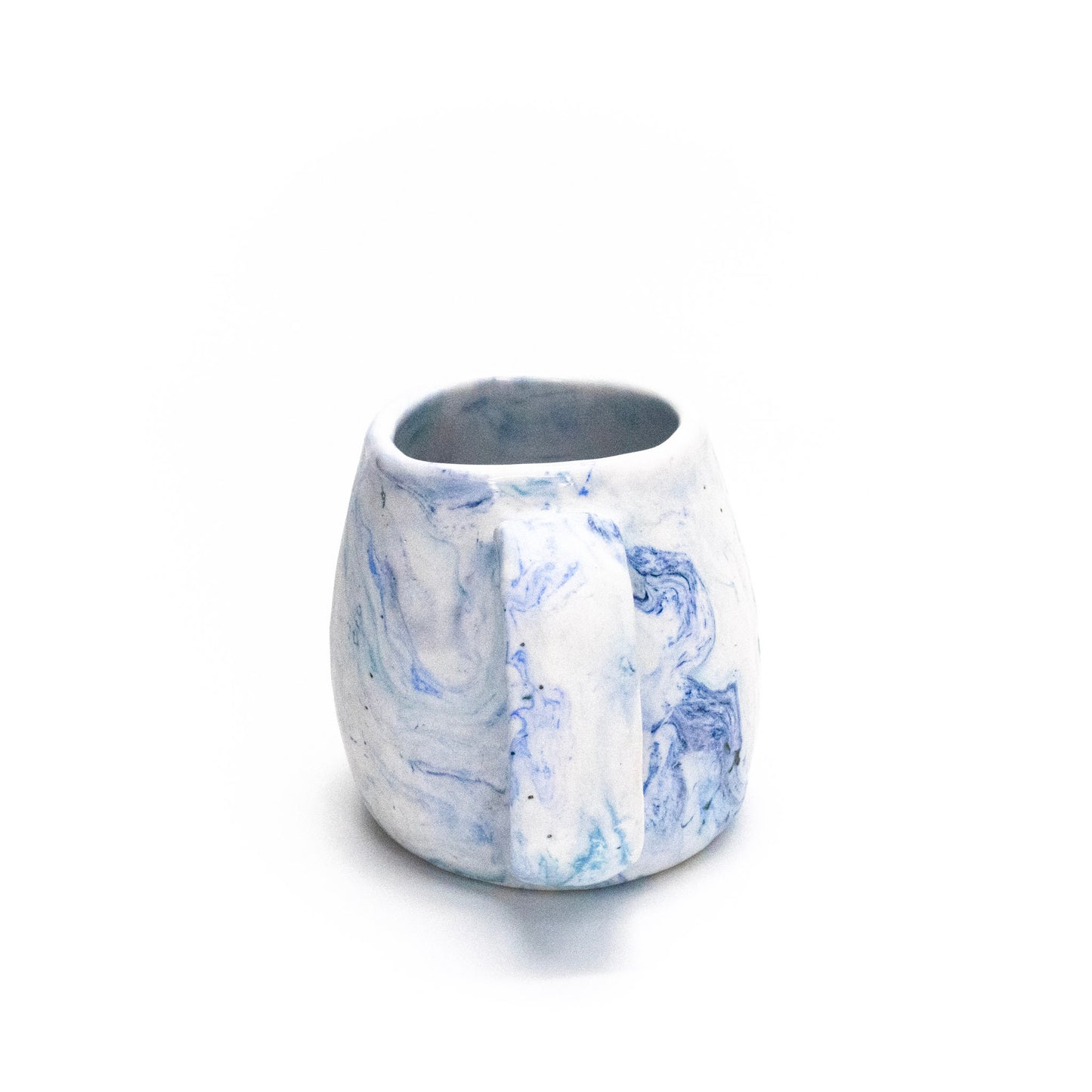 Pinched Blue Marble Mug by Tara Carter