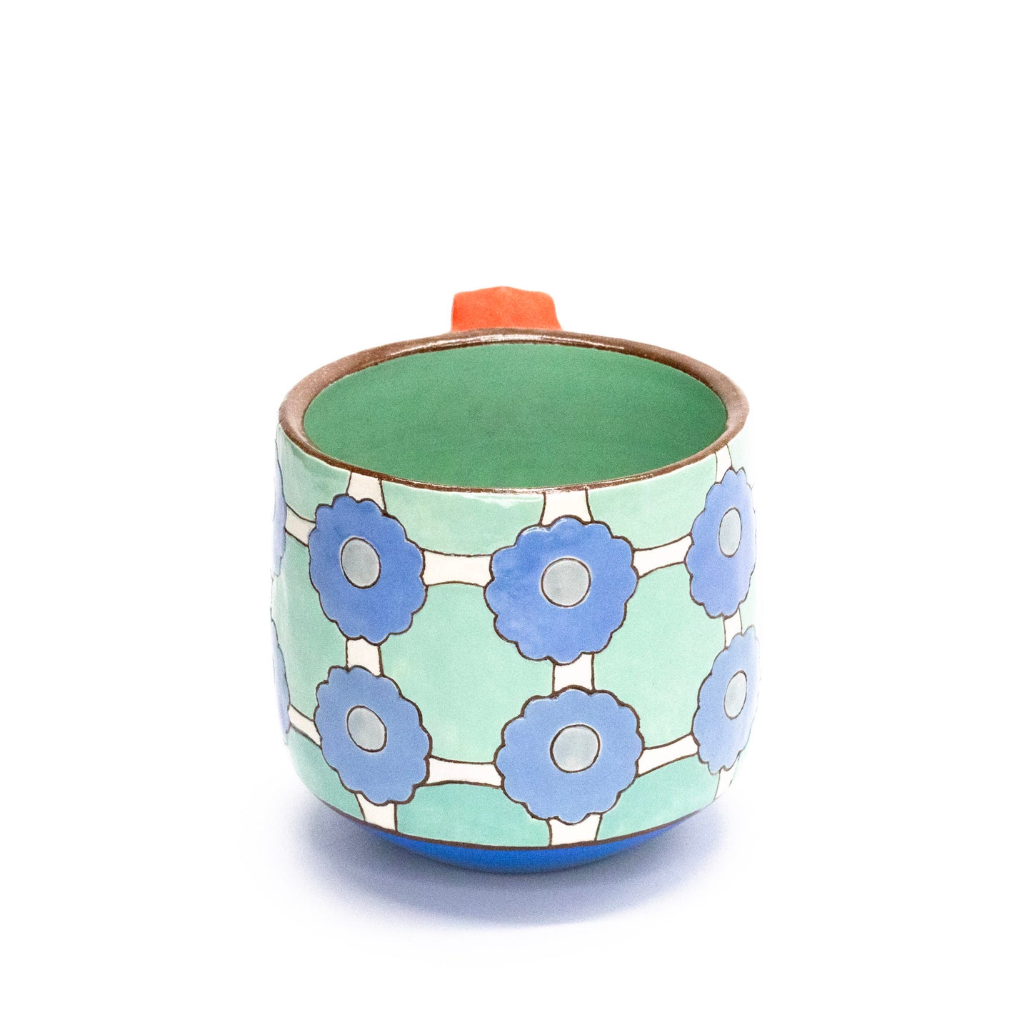 Blue Blossoms Mug by Sara Ballek