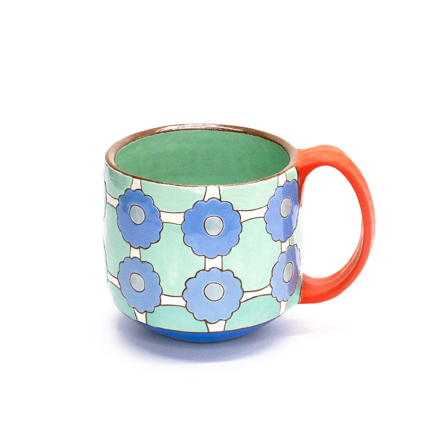 Blue Blossoms Mug by Sara Ballek