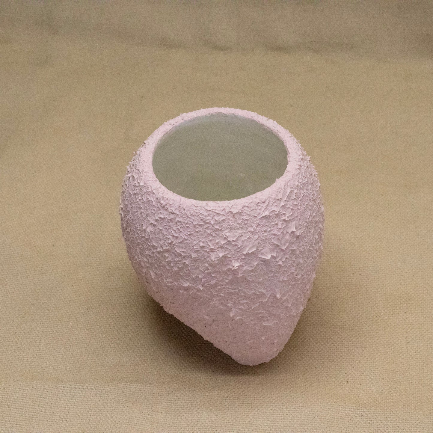 Pink Textured Vase by Hunny Spyke