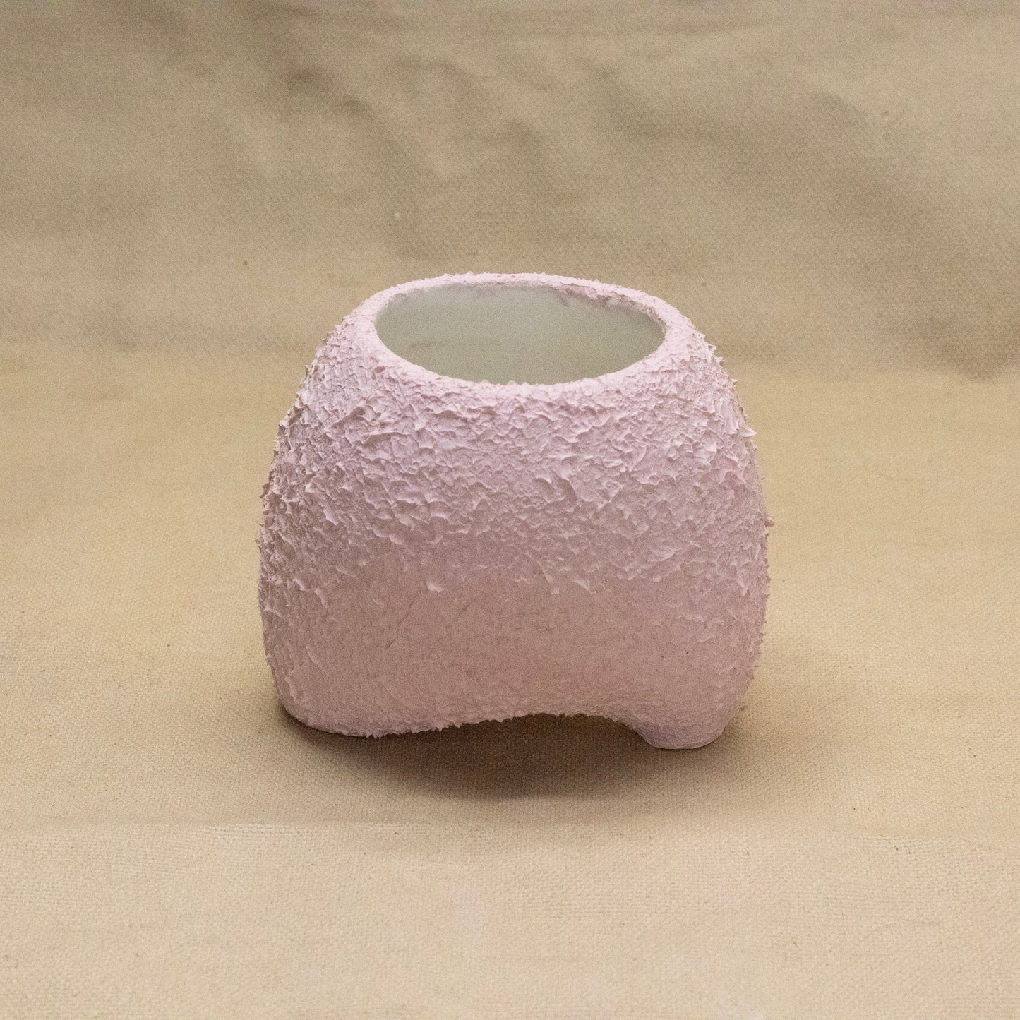 Pink Textured Vase by Hunny Spyke