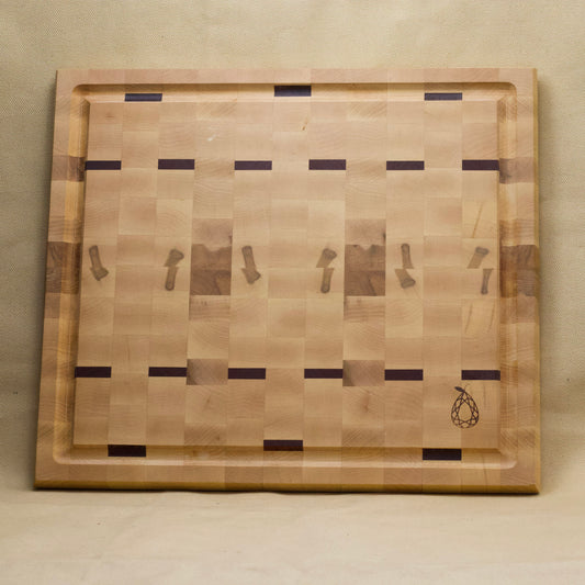 Maple Dashes Cutting Board by Ruby Pear Woodworks