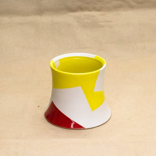 White Shapes Cup #1 by Totally Shapes