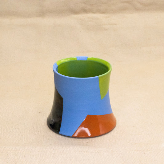 Blue Shapes Cup by Totally Shapes