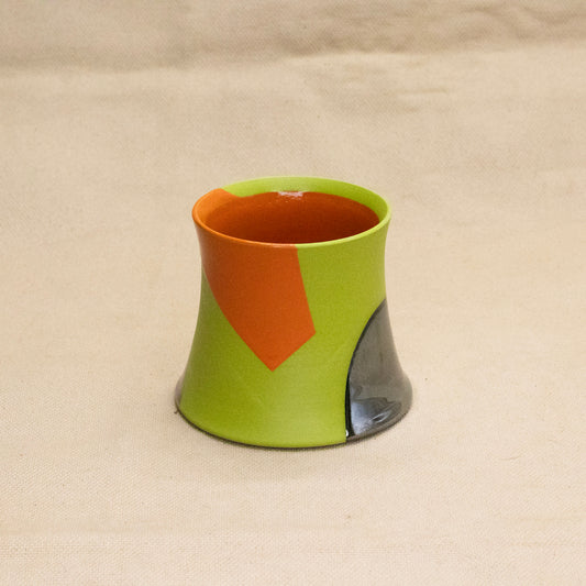 Green Shapes Cup by Totally Shapes