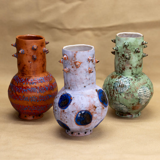 Spiky Vases by Tony Santoyo