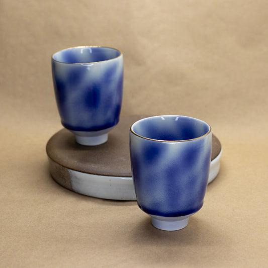 Light Frosted Blue Cup by Matt Watterson