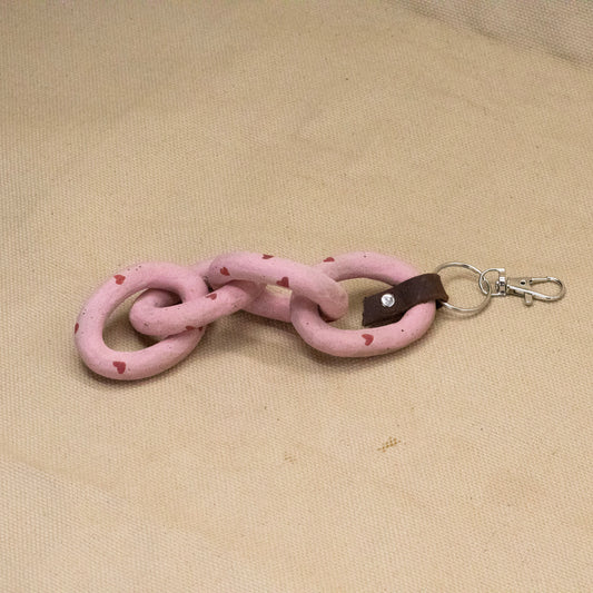 Heart Link Bag Chain by Hunny Spyke