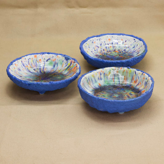 Puffy Footed Bowls by Julie Burmeister