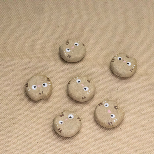 Brown Tabby Magnet by Hei Mao Studio