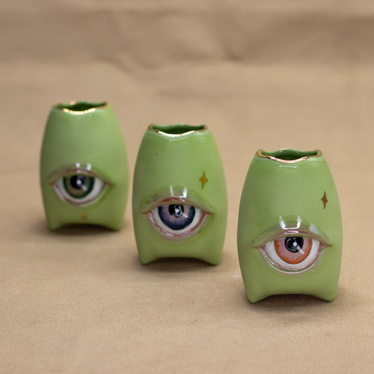 Green Small Princess Alien Banana Bee Bee Boo Boo Cup by Selina Chen