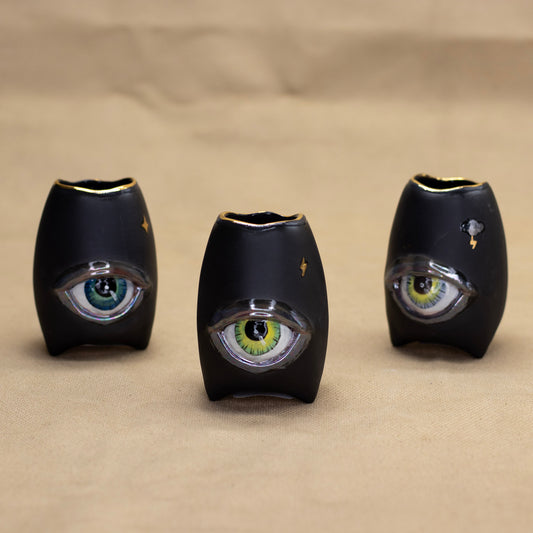 Black Small Princess Alien Banana Bee Bee Boo Boo Cup by Selina Chen