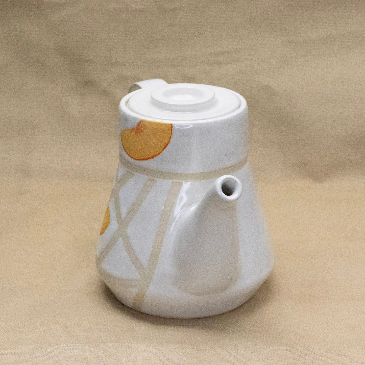 Peach Teapot by Hunny Spyke