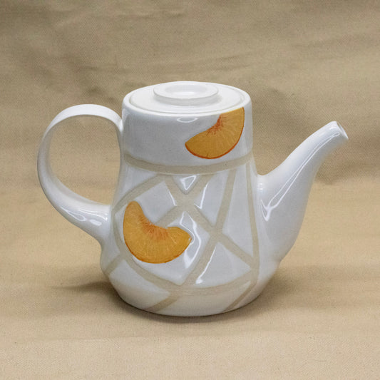 Peach Teapot by Hunny Spyke