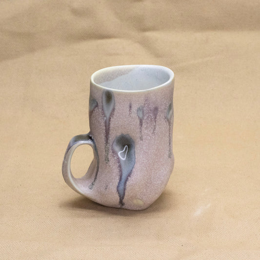 Drippy Altered Mug #2 by Liz Mazurek