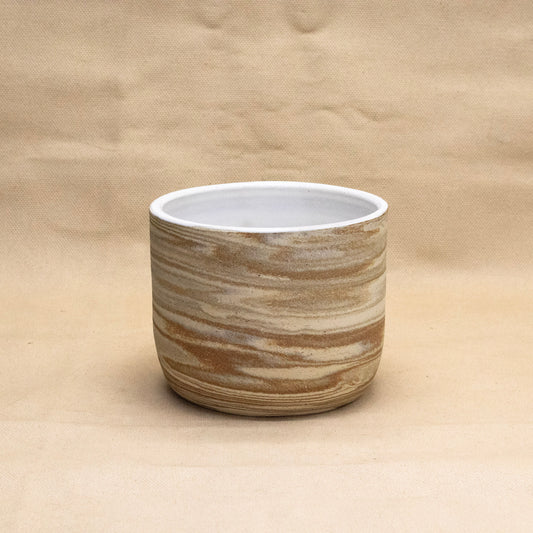 Round Planter (Glossy Interior) by Full Spectrum Ceramics