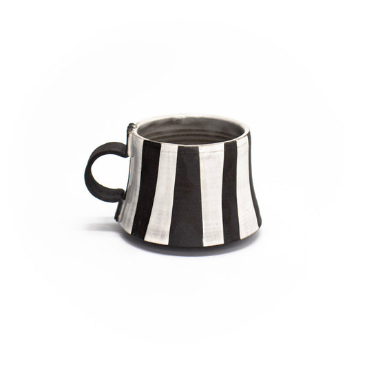 Stripes Black Contrast Mug by Emilie Skytta