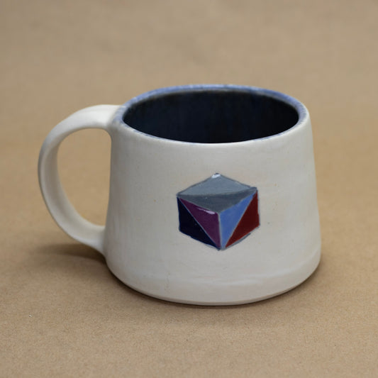 Hexagon Tile Mugs by Song Pottery