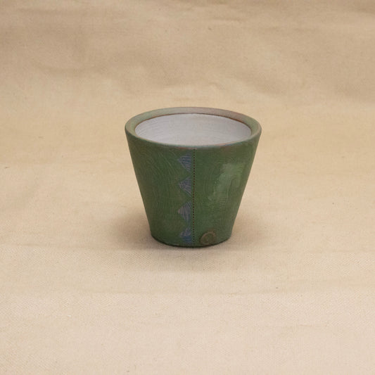 Wine Cup (Green/Blue) by Functional Heirlooms