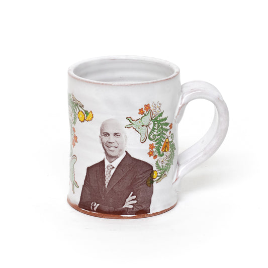 Cory Booker Mug by Justin Rothshank