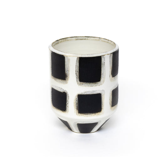 Black Windows Vase/Cachepot by Theresa Choi