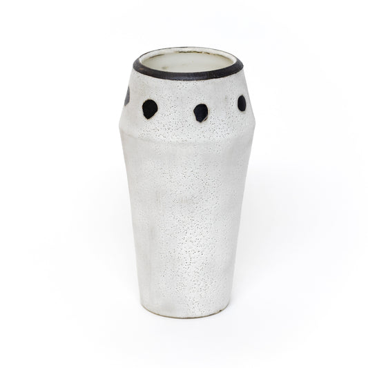 Black Dots Vase by Theresa Choi