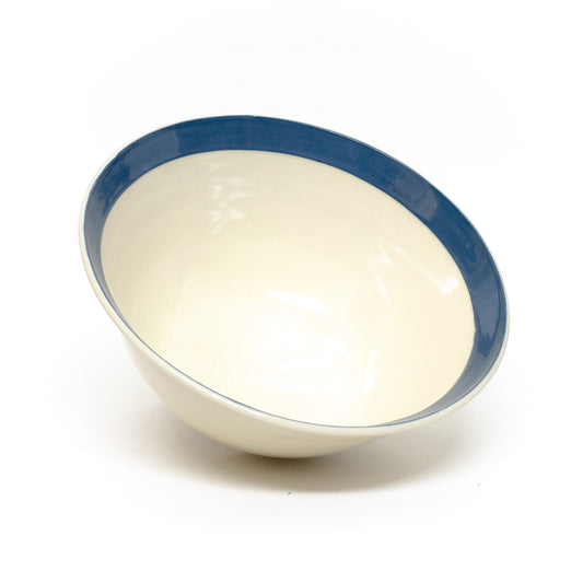 Blue Rim Serving Bowl by Alex Staheli