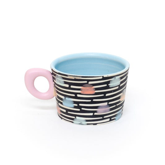 Lines and Half Circle Mug by Adrienne Eliades